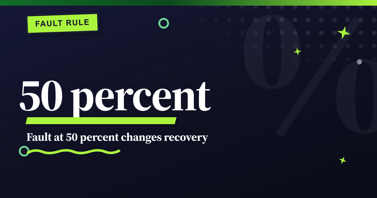 Fault at 50 percent changes recovery